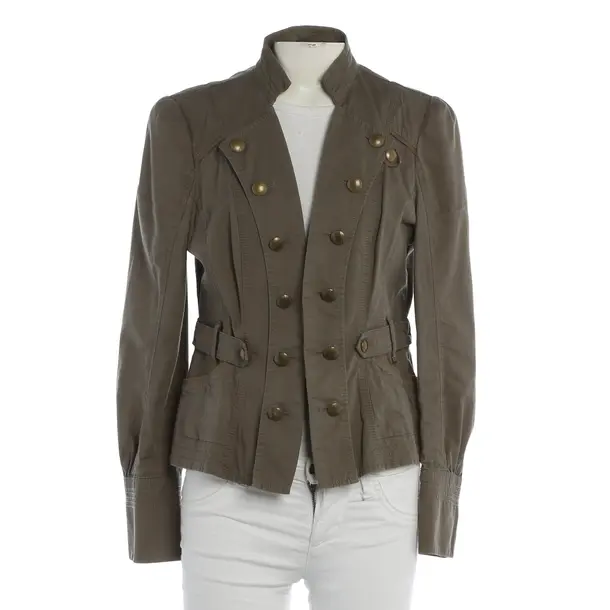 Blazer, in Olive Green, Cotton, Marc Cain Sports