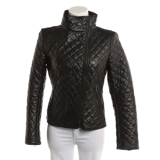 Giacca in pelle, in Nero, Pelle, Strenesse