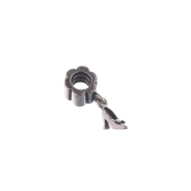 Pandora Pandora High Heel Charm (silber) Silber - gebraucht, Charm mit Blumenform & High-Heel Anhänger