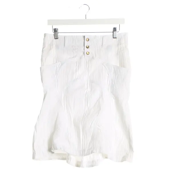Skirt, in White, Cotton, Just Cavalli