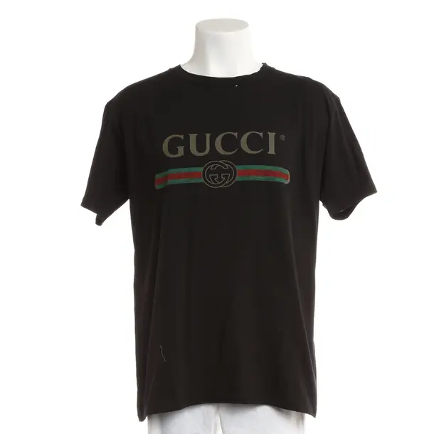 T-Shirt, in Black, Cotton, Gucci