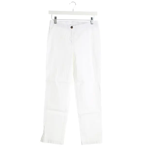 Pants, in White, Cotton, Marc Cain