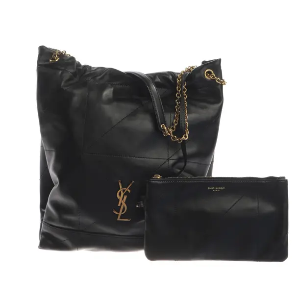 Schultertasche, in Schwarz, Leder, Saint Laurent
