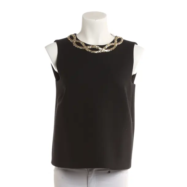 Top, in Black, Polyester, Dorothee Schumacher
