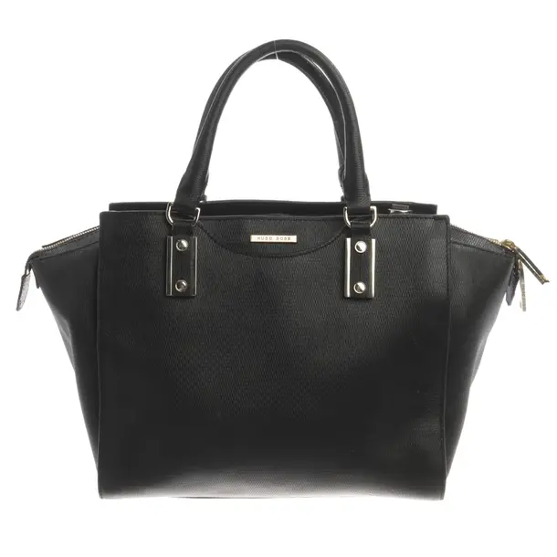 Handtasche, in Schwarz, Leder, Hugo Boss Black Label