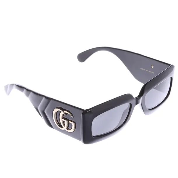 Sonnenbrille, in Schwarz, Kunststoff, Gucci