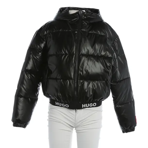 Mid-Season Jacket, in Black, Polyester, Hugo Boss Red Label