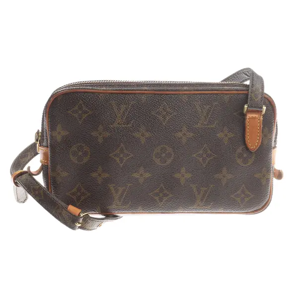 Borsa a cinture a tracolla, in Marrone, Tela, Louis Vuitton