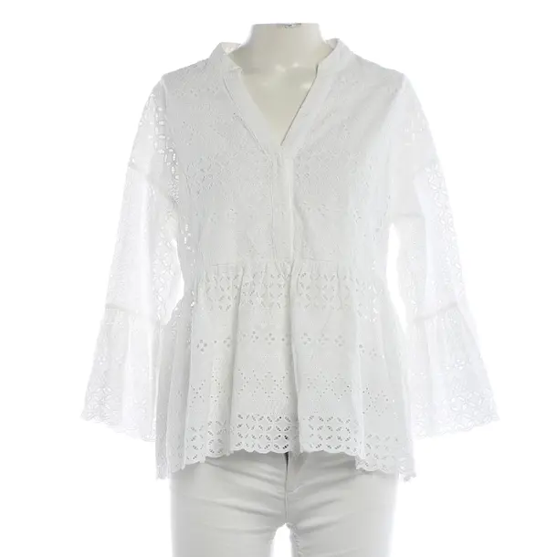 Blouse, in White, Cotton, Mrs & Hugs