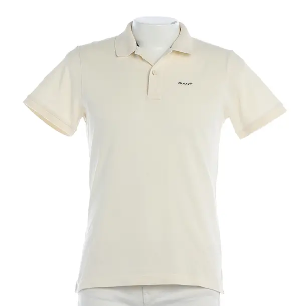 Poloshirt, in Cream, Baumwolle, Gant