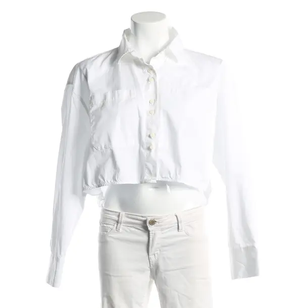 Bluse, in Weiß, Baumwolle, by Aylin König