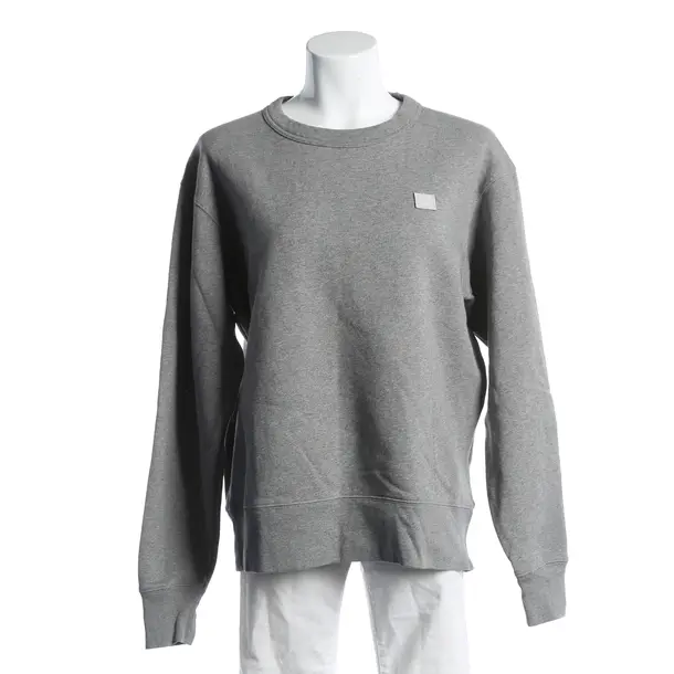 Felpa, in Grigio, Cotone, Studi Acne