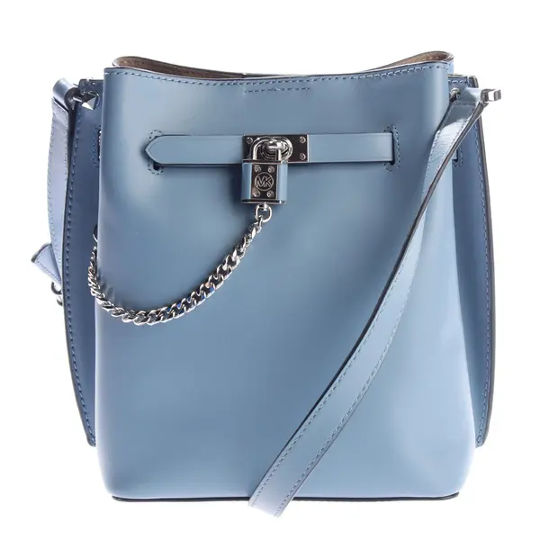 Schultertasche, in Blau, Leder, Michael Kors
