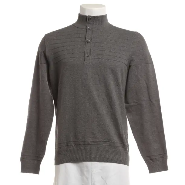 Jumper, in Gray, Cotton, Hugo Boss Black Label