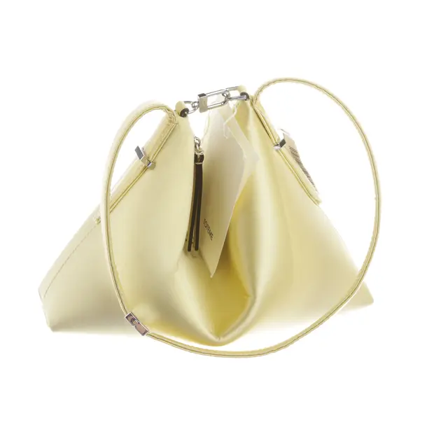 Shoulder Bag, in Yellow, Silk, Totême