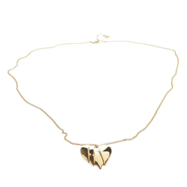 Collana, in Oro, Metallo (metallico, metallizzato), Amina Muaddi