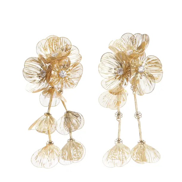 Orecchini, in Oro, Metallo (metallico, metallizzato), autoritratto