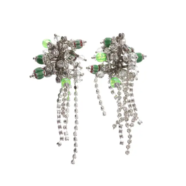 Orecchini, in Multicolore, Metallo (metallico, metallizzato), Dries van Noten