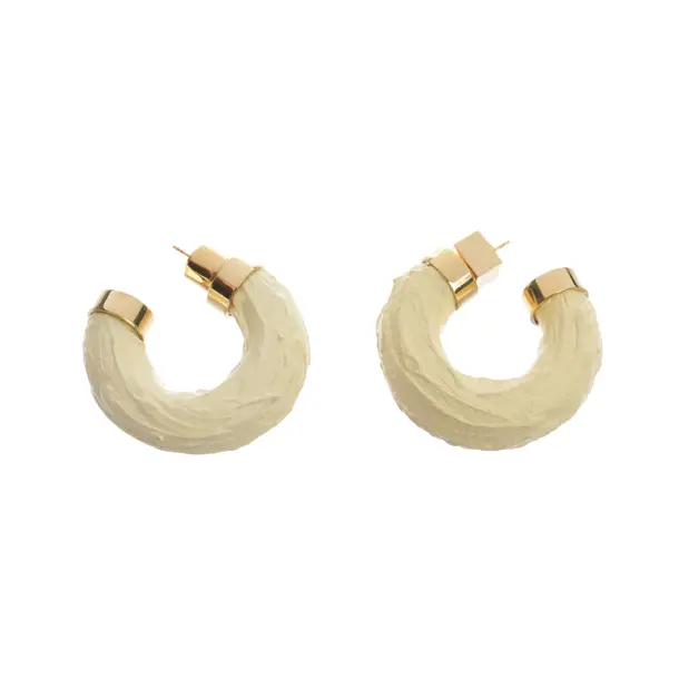 Earrings, in Yellow, Other Fibers, Jacquemus