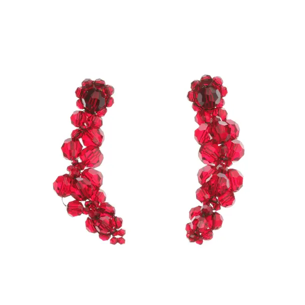 Orecchini, in Bordeaux, Altre fibre, Simone Rocha