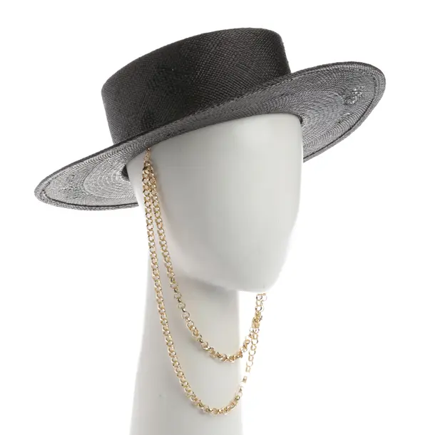 Hat, in Black, Straw, Ruslan Baginskiy