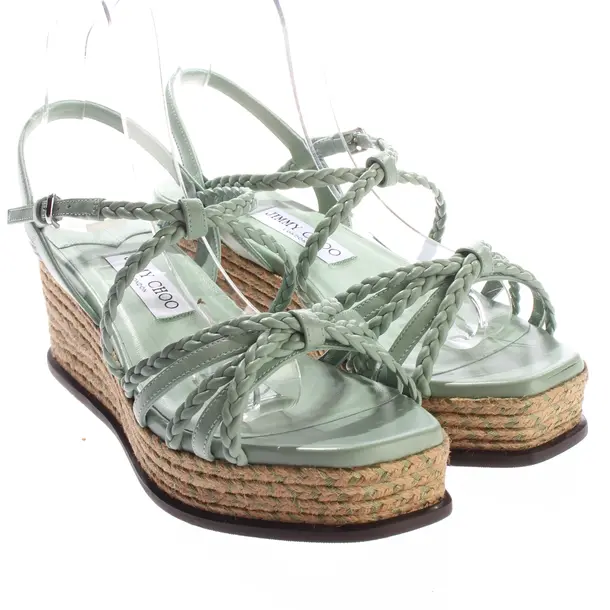 Wedges, in Hellgrün, Jimmy Choo