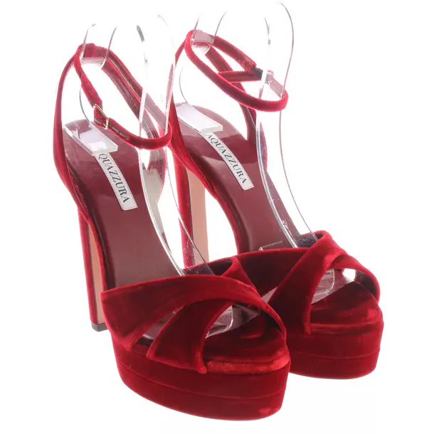 Heeled Sandals, in Red, Aquazzura