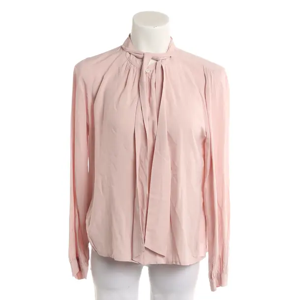 Blouse, in Light Pink, Viscose, Velvet by Graham and Spencer