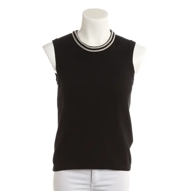 Sweater Vest, in Black, Cotton, Max Mara