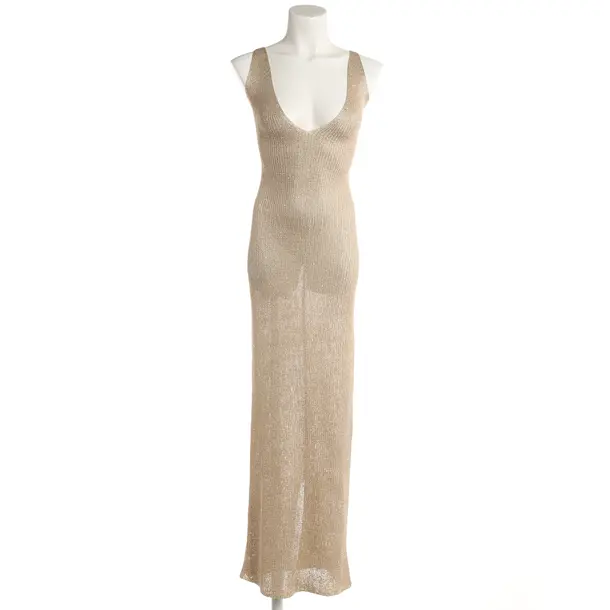 Cocktail Dress, in Gold, Polyester, Bananhot