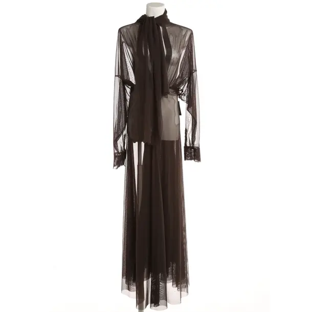 Cocktail Dress, in Dark Brown, Polyamide, Norma Kamali
