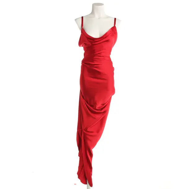 Cocktail Dress, in Red, Polyester, Norma Kamali
