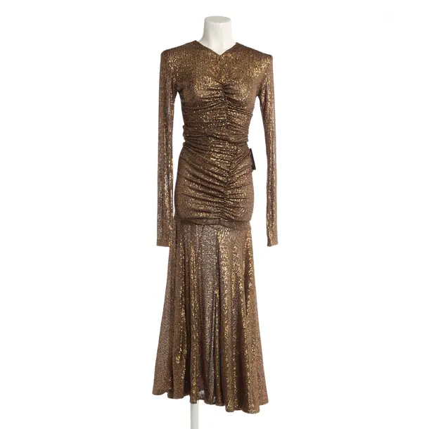 Cocktail Dress, in Gold, Polyester, Norma Kamali