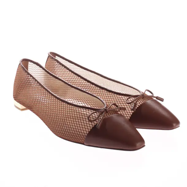 Ballet Flats, in Brown, Aquazzura