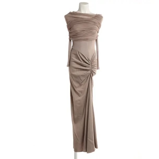 Cocktailkleid, in Camel, Viskose, Christopher Esber