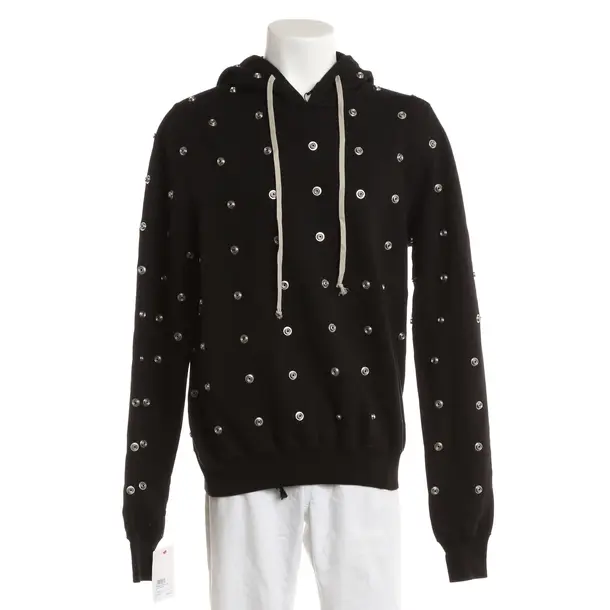 Hoodie, in Schwarz, Baumwolle, Rick Owens