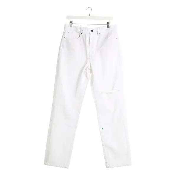 Jeans Straight Fit, in Weiß, Baumwolle, 3x1 NYC