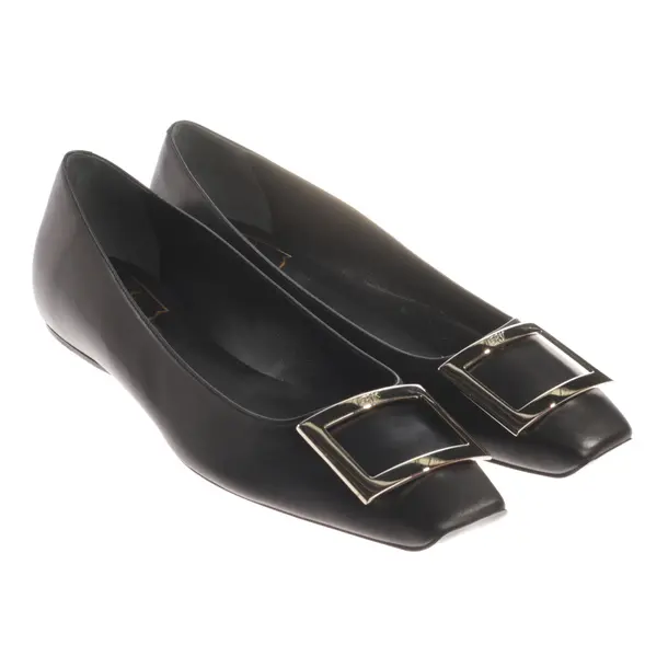 Ballet Flats, in Black, Roger Vivier