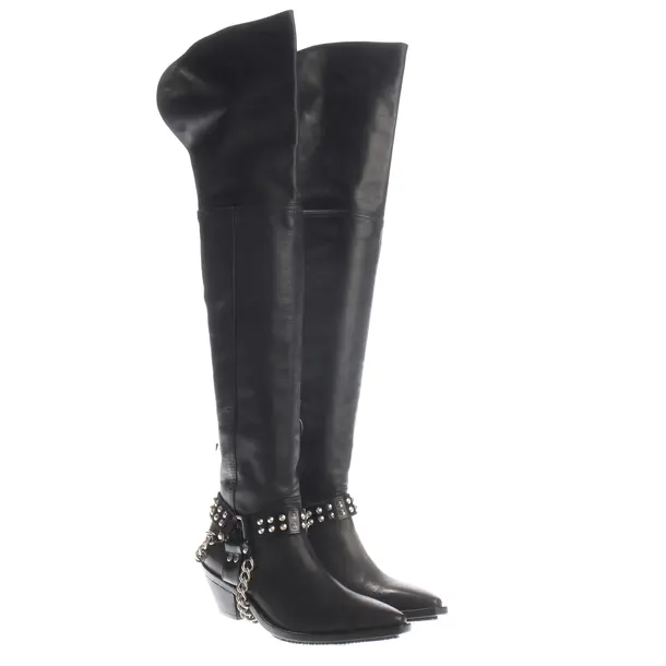 Overkneestiefel, in Schwarz, Junya Watanabe