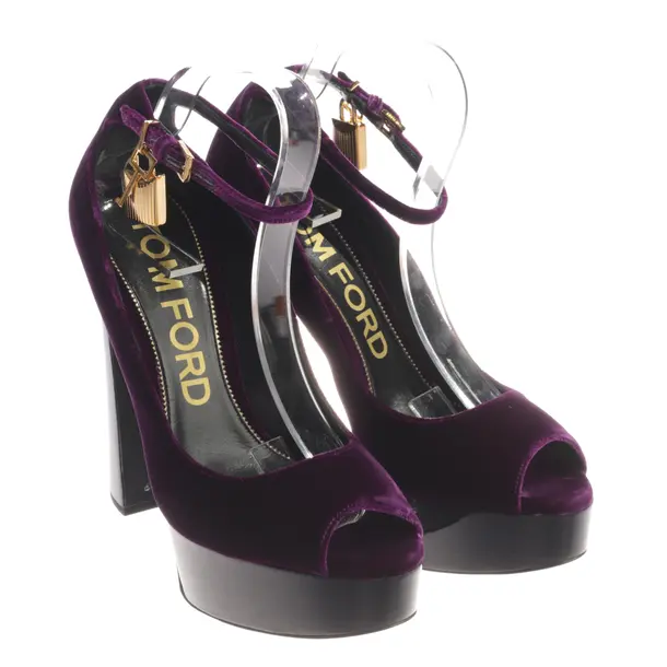 Sandaletten, in Lila, Tom Ford
