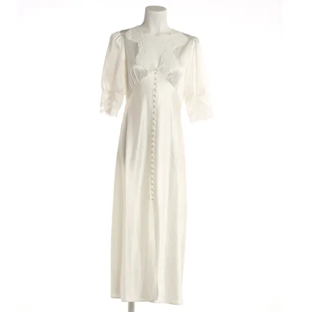Cocktailkleid, in Beige, Acetat, Rixo