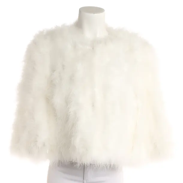 Blazer, in Weiß, Federn, Yves Salomon