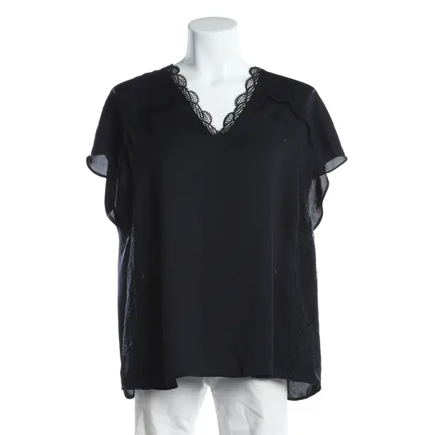 Shirt, in Navy, Polyester, Marc Cain
