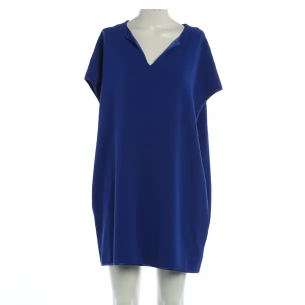Dress, in Neon Blue, Triacetate, Diane von Furstenberg