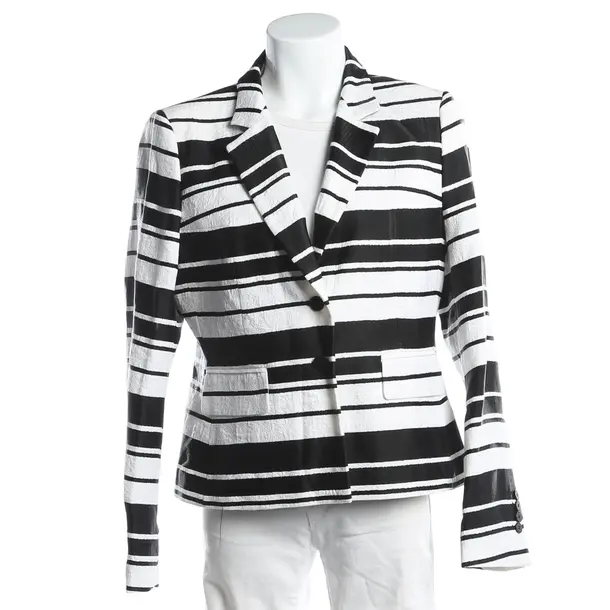 Blazer, in Black, Cotton, Strenesse