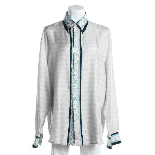 Camicetta, in Grigio chiaro, Seta, Versace