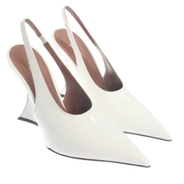 Slingbacks, in Weiß, Paris Texas