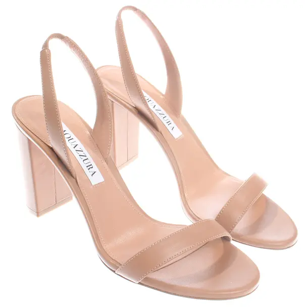 Heeled Sandals, in Light Brown, Aquazzura
