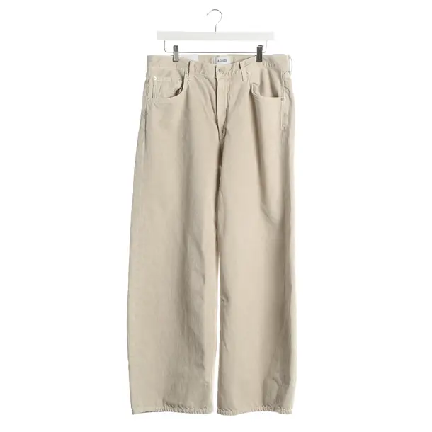 Jeans Straight Fit, in Beige, Baumwolle, Agolde