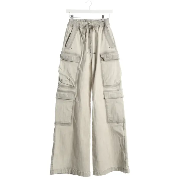 Pants, in Light Gray, Cotton, Rick Owens